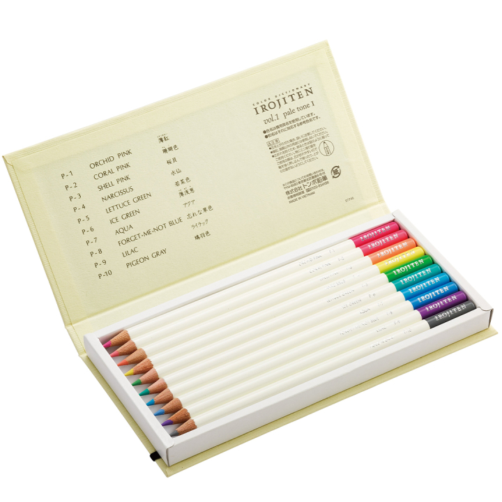 Pencil Irojiten set Pale Tone in the group Pens / Artist Pens / Colored Pencils at Pen Store (131692)