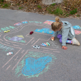 Sidewalk chalk 20-set in the group Kids / Kids' Pens / Street chalks at Pen Store (126826)