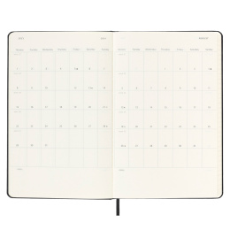 12M Daily Calendar Hardcover Large Black in the group Paper & Pads / Planners / 12-Month Planners at Pen Store (130154)