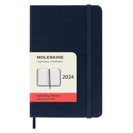 12M Daily Calendar Hardcover Pocket Sapphire Blue in the group Paper & Pads / Planners / 12-Month Planners at Pen Store (130157)