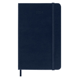 12M Daily Calendar Hardcover Pocket Sapphire Blue in the group Paper & Pads / Planners / 12-Month Planners at Pen Store (130157)