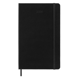 12M Weekly Planner Horizontal Hardcover Large Black in the group Paper & Pads / Planners / 12-Month Planners at Pen Store (130173)