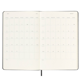 12M Weekly Planner Vertical Hardcover Large Black in the group Paper & Pads / Planners / 12-Month Planners at Pen Store (130175)