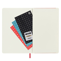 12M Daily Calendar Softcover Large Red in the group Paper & Pads / Planners / 12-Month Planners at Pen Store (130188)
