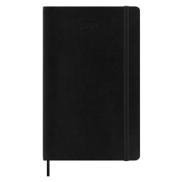 12M Weekly Notebook Horizontal Softcover Large Black in the group Paper & Pads / Planners / 12-Month Planners at Pen Store (130203)