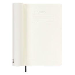 12M Weekly Notebook Horizontal Softcover Large Black in the group Paper & Pads / Planners / 12-Month Planners at Pen Store (130203)