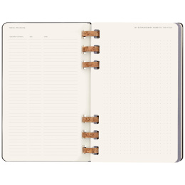 12M Spiral Planner Large Black in the group Paper & Pads / Planners / 12-Month Planners at Pen Store (130207)