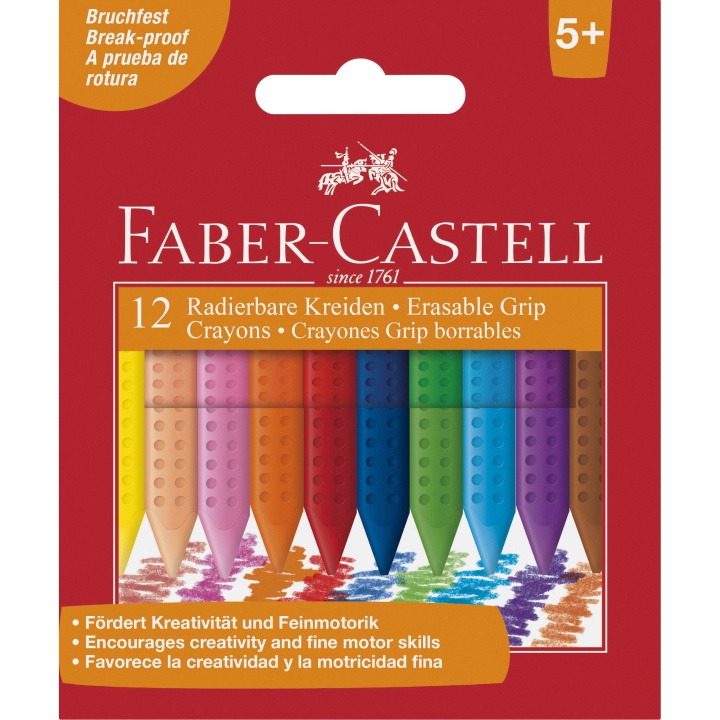 Erasable Crayons - Set of 12 in the group Kids / Kids' Pens / Crayons for Kids at Pen Store (101399)