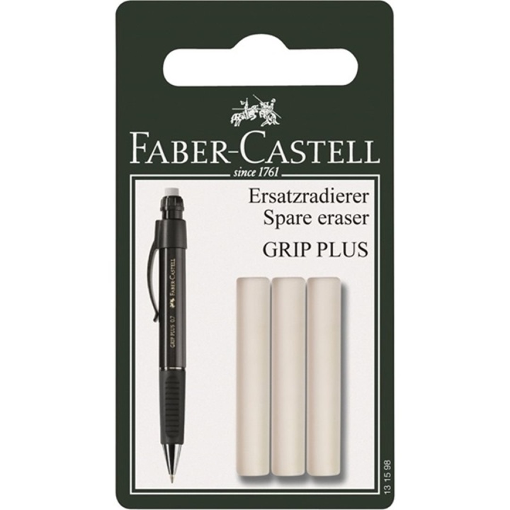 Spare eraser Grip Plus 3-pack in the group Pens / Pen Accessories / Erasers at Pen Store (105979)