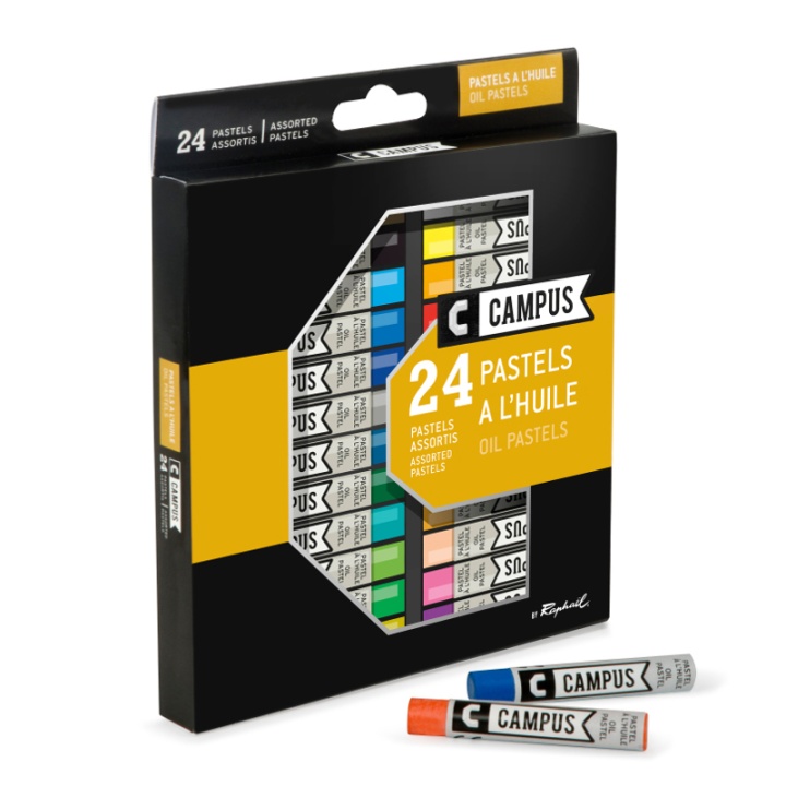 Campus 24 Pastels in the group Art Supplies / Crayons & Graphite / Pastel Crayons at Pen Store (106246)
