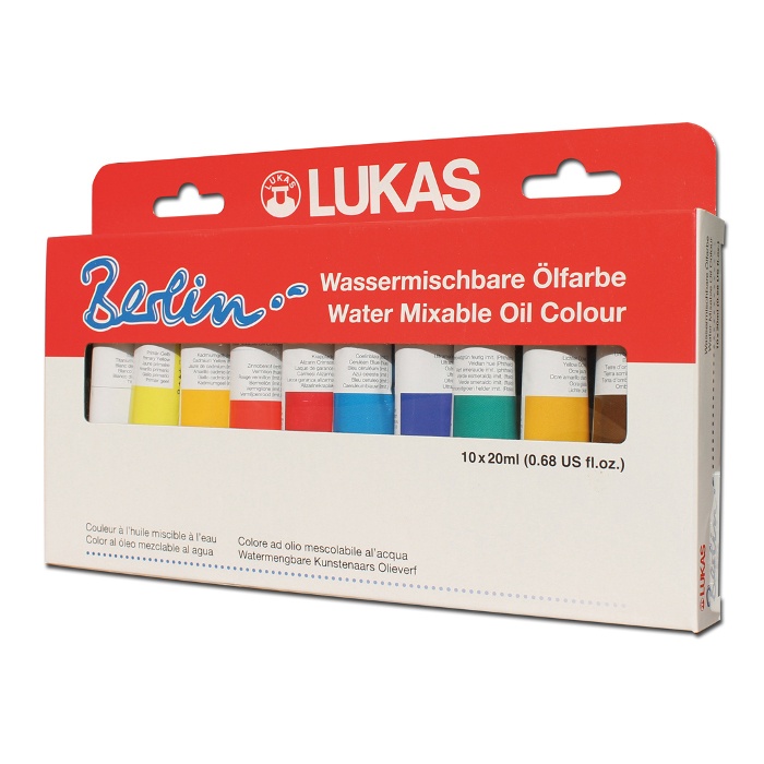 Berlin Water Mixerable Oil Color Selection 20 ml 10-set in the group Art Supplies / Artist colours / Oil Paint at Pen Store (107248)