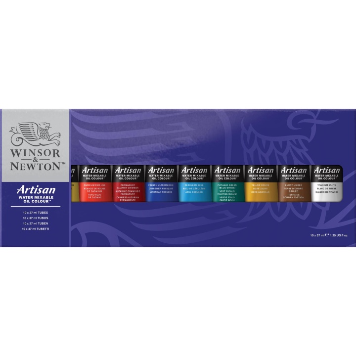 Artisan Water Mixable Oil Color 37 ml 10-set in the group Art Supplies / Artist colours / Oil Paint at Pen Store (107251)
