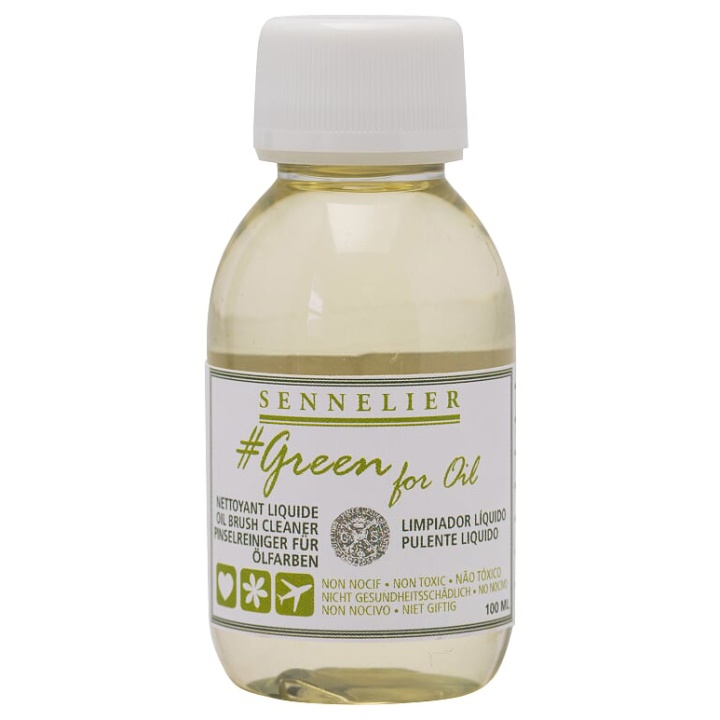 Green For Oil Brush Cleaner 100 ml in the group Art Supplies / Mediums & Varnishes / Oil Mediums at Pen Store (107520)