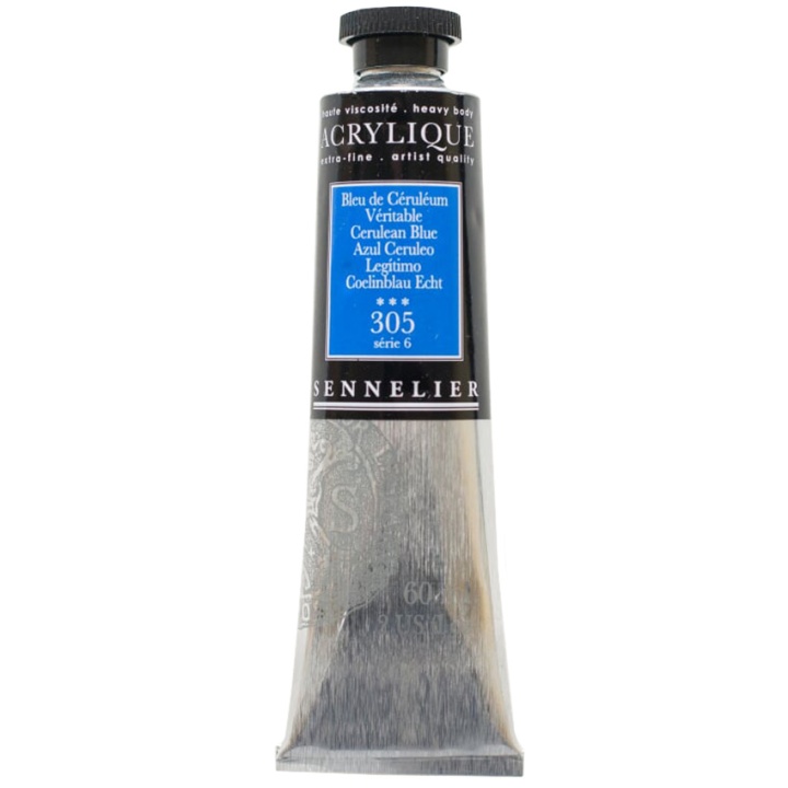 Acrylic Colour Extra-fine 60 ml (Price Group 6) Cobalt Turqoise S6 343 in the group Art Supplies / Artist colours / Acrylic Paint at Pen Store (108616)