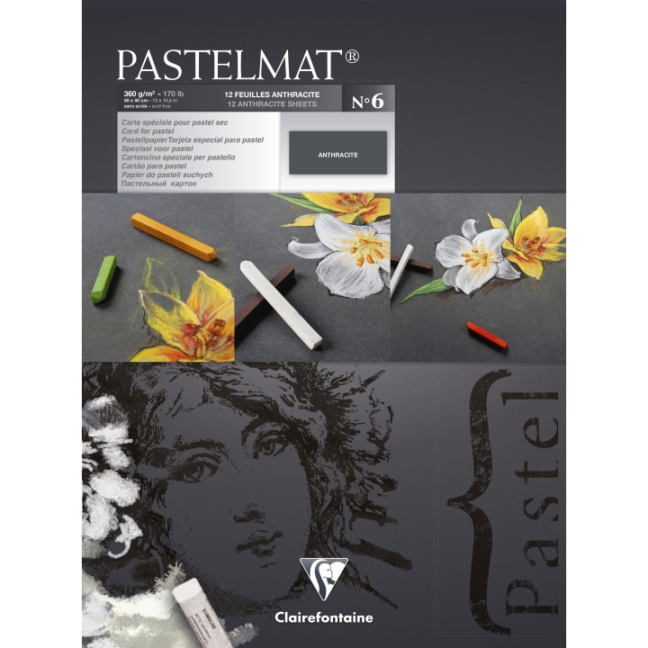 Pastelmat Anthracite 30x40 cm in the group Paper & Pads / Artist Pads & Paper / Pastel Pads at Pen Store (110410)