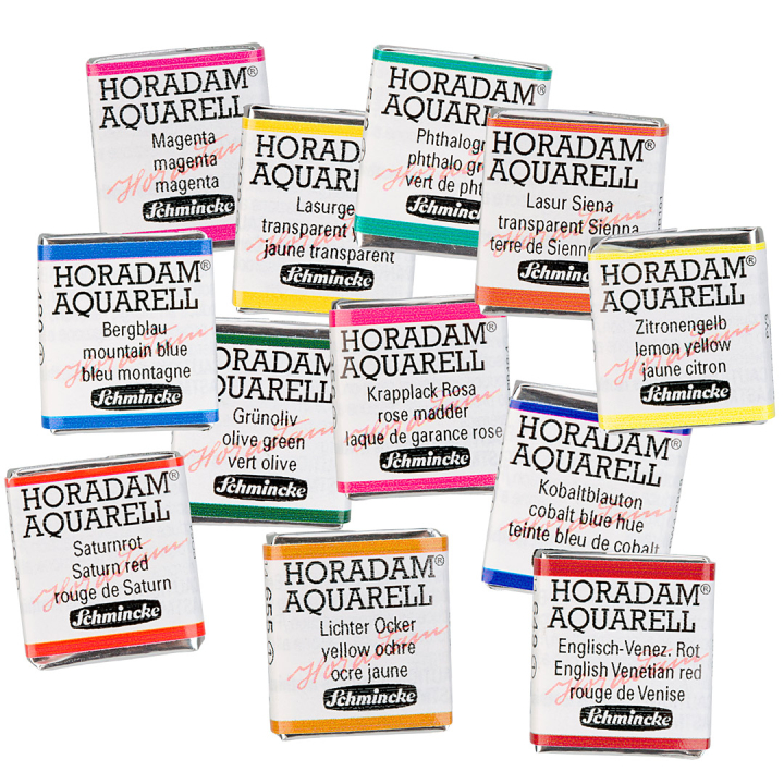 Horadam Aquarell Half-pan (Price group 1) in the group Art Supplies / Artist colours / Watercolor Paint at Pen Store (110446_r)