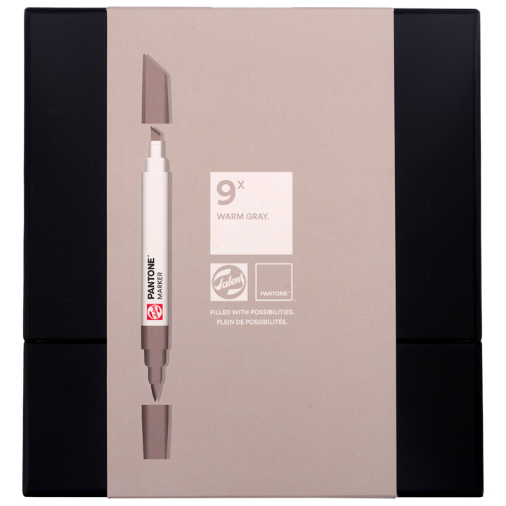 Marker Set of 9 Warm Gray in the group Pens / Artist Pens / Illustration Markers at Pen Store (130491)