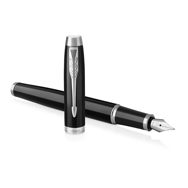 IM Black/Chrome Fountain pen in the group Pens / Fine Writing / Fountain Pens at Pen Store (104667)