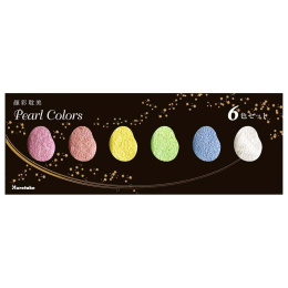 Gansai Tambi Aquarelle 6-set Pearl Colors in the group Art Supplies / Artist colours / Watercolor Paint at Pen Store (101079)