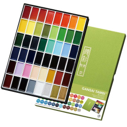 Gansai Tambi Aquarelle 48-set in the group Art Supplies / Artist colours / Watercolor Paint at Pen Store (101261)