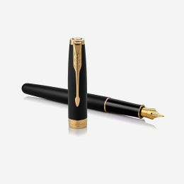 Sonnet Black/Gold Fountain pen in the group Pens / Fine Writing / Fountain Pens at Pen Store (104695_r)