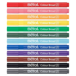 Colour Broad Tip 12-pack in the group Kids / Kids' Pens / Felt Tip Pens for Kids at Pen Store (104845)