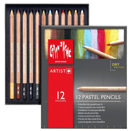 Pastel Pencils 12-set in the group Art Supplies / Artist colours / Pastels at Pen Store (105980)