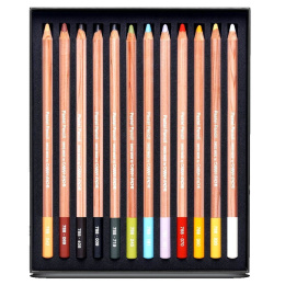 Pastel Pencils 12-set in the group Art Supplies / Artist colours / Pastels at Pen Store (105980)