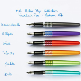 MR Retro Pop Fountain Pen Metallic Light Blue in the group Pens / Fine Writing / Fountain Pens at Pen Store (109502)