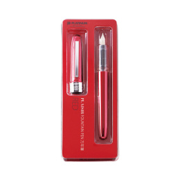 Plaisir Fountain Pen Red Fine in the group Pens / Fine Writing / Fountain Pens at Pen Store (109900)