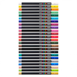 Posca Pastel Crayons 24-set in the group Art Supplies / Artist colours / Pastels at Pen Store (110411)