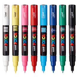 Posca PC-1M - Set of 8 in the group Pens / Artist Pens / Illustration Markers at Pen Store (110436)