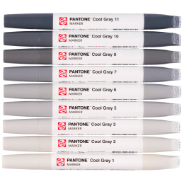 Marker Set of 9 Cool Gray in the group Pens / Artist Pens / Illustration Markers at Pen Store (130490)