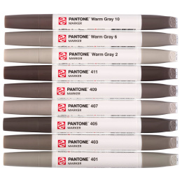 Marker Set of 9 Warm Gray in the group Pens / Artist Pens / Illustration Markers at Pen Store (130491)