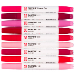 Marker Set of 9 Cool Red in the group Pens / Artist Pens / Illustration Markers at Pen Store (130493)