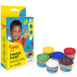 Finger Paint 6x35 ml Base colours (2 years+) in the group Kids / Kids' Paint & Crafts / Finger Paint at Pen Store (131125)
